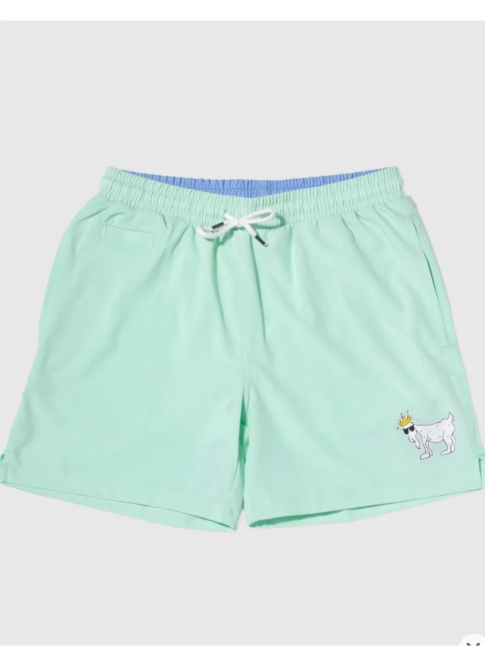 GOAT USA S Men's Mint Green Swim Trunks GUC
